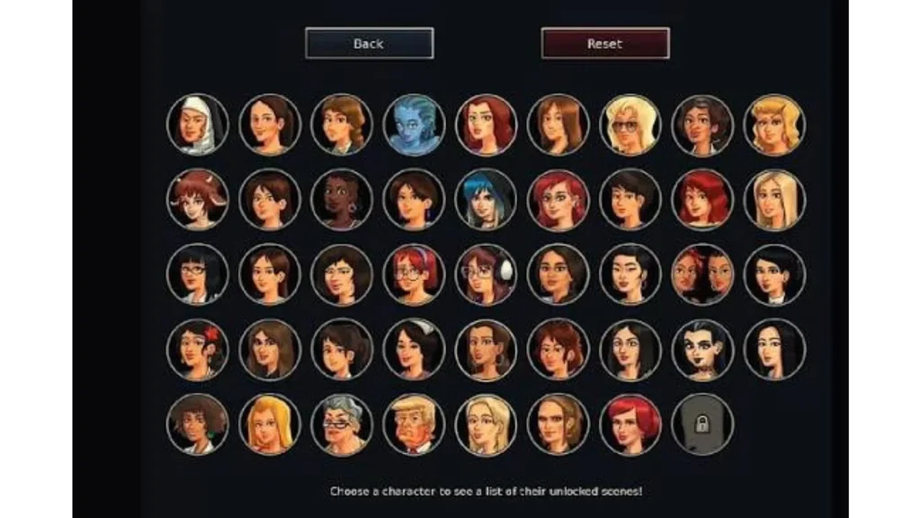 Summertime saga Stats Tracker